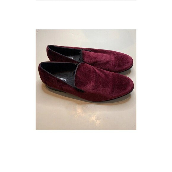 Steve Madden Loafers Men's Size 7.5 Wine Slip On Dress Shoes - Picture 6 of 8